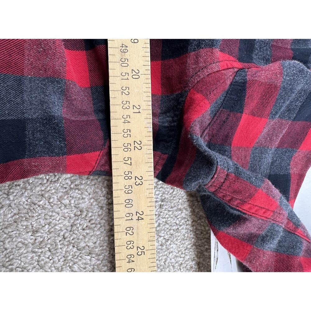 Duluth Trading Large Women's Free Swingin' Flannel Shirt Item 65505 Cotton 60-14 - Picture 6 of 7